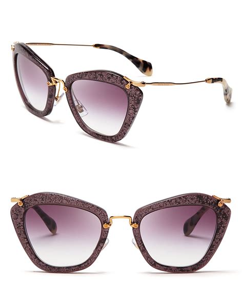 miu miu purple sunglasses|miu miu glasses.